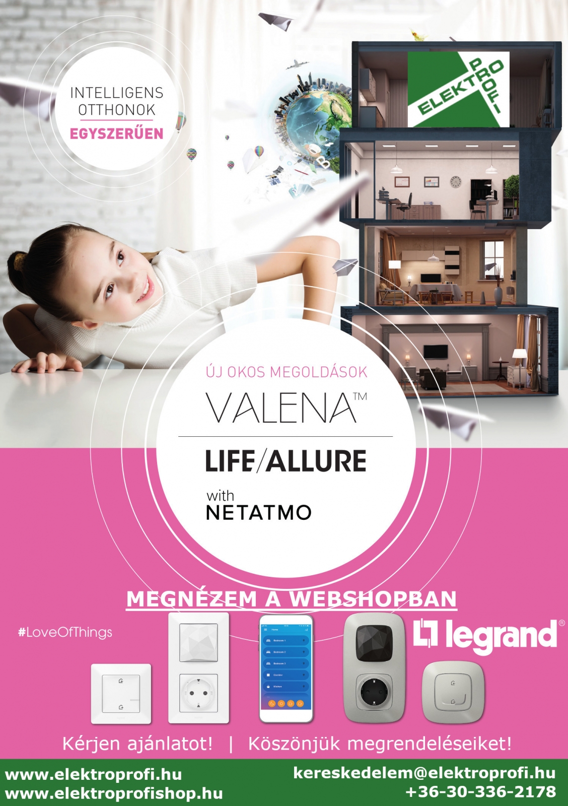 Új okos otthon megoldások Legrand Valena LIFE/ALLURE with NETAMO 2019