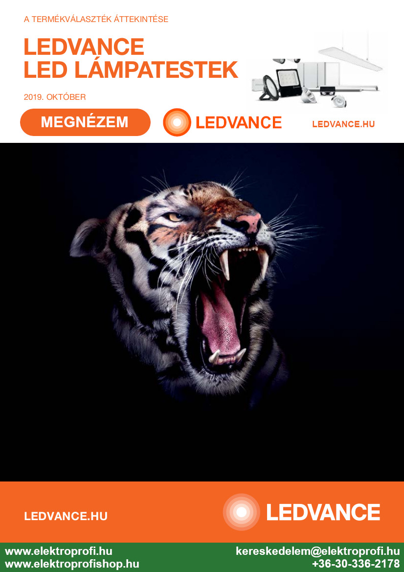 LEDVANCE LED lámpatestek 2019 Október