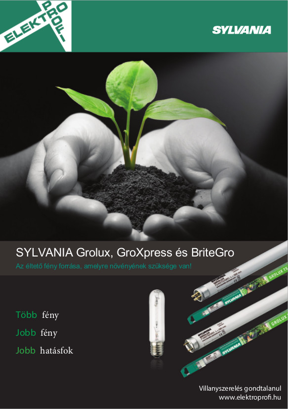 Sylvania - Grolux, GroXpress és BriteGro