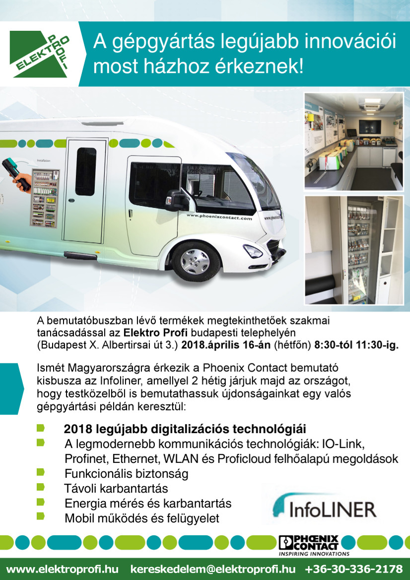 Infoliner kamion az Elektro Profinál 2018