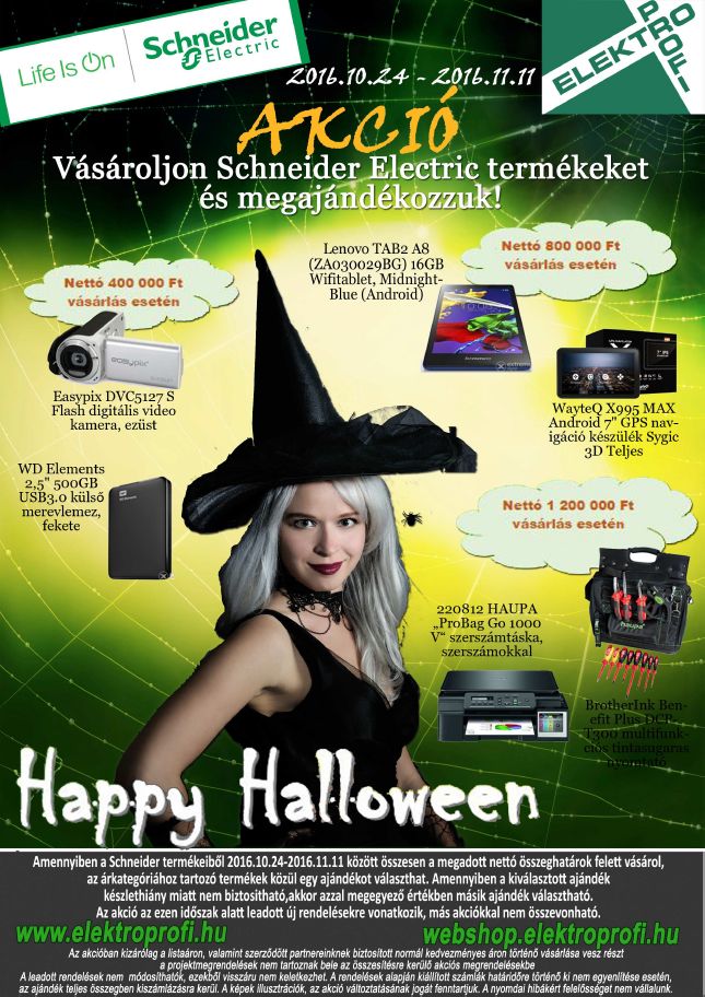Halloween - Schneider Electric akció