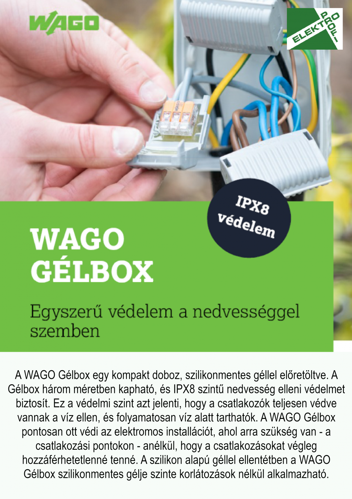 Wago új termék Gélbox