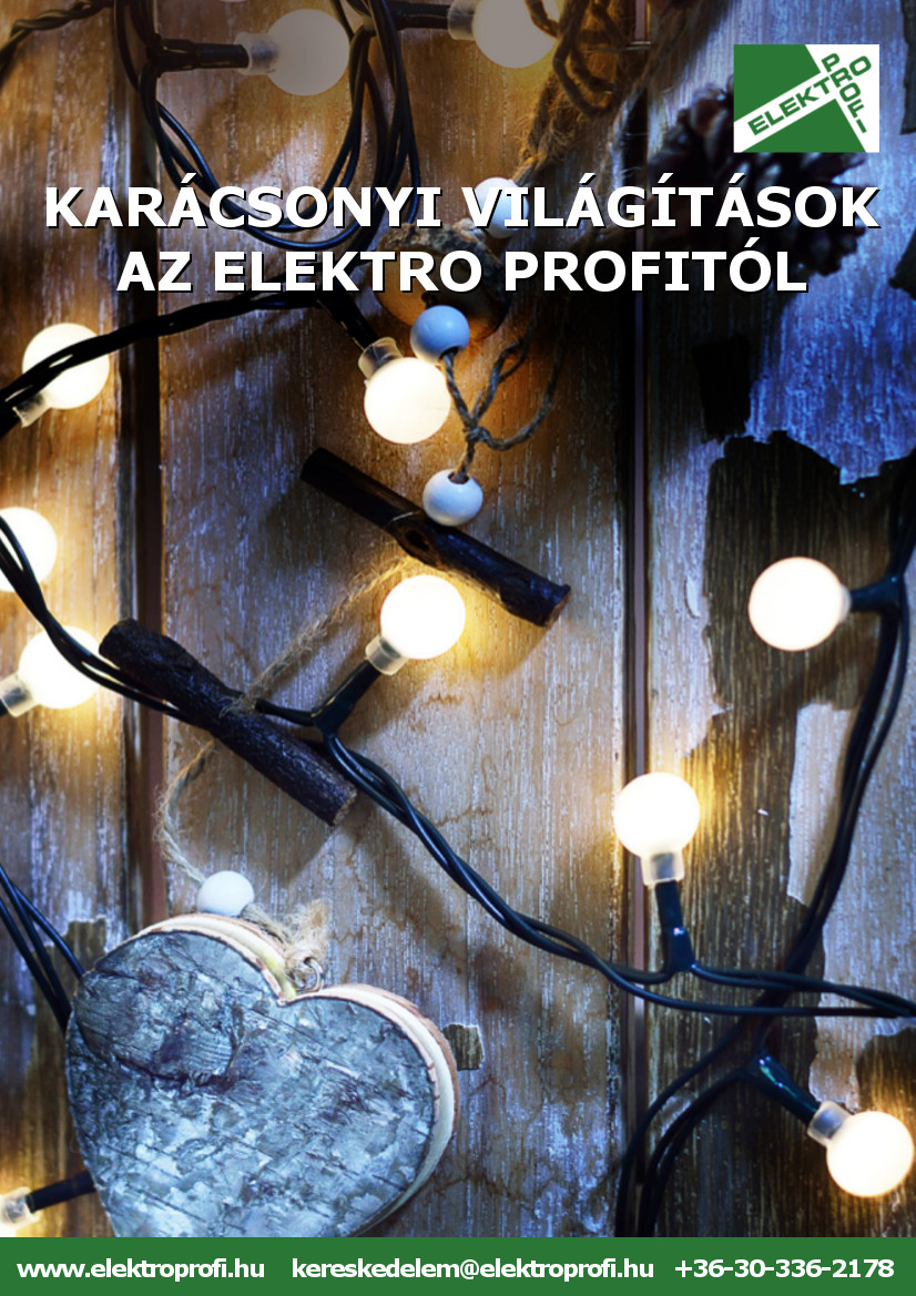 Karácsonyi világítás az Elektro Profitól 2018